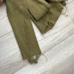 Free People  Top v neck distressed knit come and get it womens Green xsmall boho Photo 5