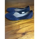 Patagonia Women’s Dark Blue Suede Scrunch-Back Ballet Flats – Size 8.5 Photo 6