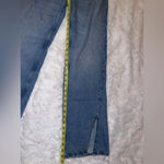Free People  Jeans with Front Slit Detail Size 28 Waist Light Wash Denim Pants Photo 4