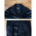 Vtg Cinzia Rocca Baby Llama Wool Long Coat Black Cupro Lined Italy 6 academia Photo 6