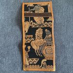 Horse embroidered wallet Brown Photo 1