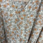 Wild Fern Pale Pink Floral Ruched‎ Dress Size Large Photo 5