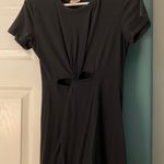 Mossimo Supply Co Black T-shirt Dress Photo 0