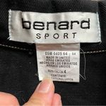 Vintage Color Blocked Black and White Denim Button Front Collared Shirt Dress 4 Photo 6