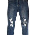 Levi's 721 High Rise Skinny Light Wash Distressed Jean Size 26 Photo 0