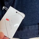 Good American  DarkWash 70’s Icon Belted Crop Denim Jacket, Sz 5,  XXL. NWT Photo 4