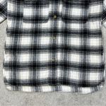 Banana Republic  Women’s Wool Blend Flannel Shirt Button Up Jacket Shacket Size L Photo 4