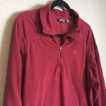 Eddie Bauer  • Burgandy Red Quarter Zip Pullover Size Large Photo 1