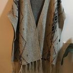 Love by Design Super Soft Oversized Fringe Kimono! button armholes Photo 0