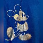 Disney  Sweatshirt Blue Metallic Mickey Size Small Photo 1