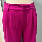 Nordstrom NEW Happily Grey Magenta Pink Wide Leg Trousers Size 7 Photo 5
