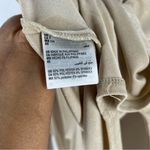 JM Collection Metallic Gold Stretch Jersey Liquid Knit V-Neck Batwing Top Size S Photo 6