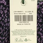 Barbour  Midhurst Top Floral Ditsy Print Smocked Ruffle Lyocell Long Sleeve 8 New Photo 11