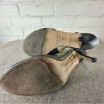 Kate Spade Vintage Caz Sling Back Silver Gold Open Toe Heels Women’s Size 8.5 Photo 12