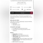 Lululemon NWT Scuba Oversized Funnel Neck Half Zip Ripened Raspberry Gold M L Photo 6