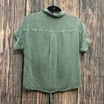 Cloth & Stone Green Utility Shirt Photo 1