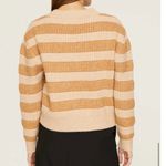 Saunders Collective RTR chunky striped sparkle neutral sweater size small Photo 6