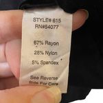 CAbi  Womens Black Asymmetrical Zip Up Snap Moto Pockets Cardigan Jacket Size‎ S Photo 9