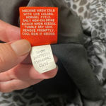 Kirna Zabete For Target Leopard Print Dress Size Medium Sheer Gray and Black Photo 6