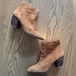 Vince Camuto Brown Ankle Booties Suede Photo 4