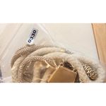 Chico's Statement Necklace With Braided Rope Gold Chains & Faux Turquoise Accents Photo 6