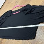 Large black crop top, oversized fit Photo 5