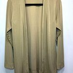 Chico's Chico’s Tan Lightweight Stretch Open Front Basic Long Sleeve Cardigan Size 1/M Photo 5