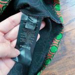 Anthropologie Maeve • Jacquard Shift Mini Dress green orange dots retro mod Photo 7