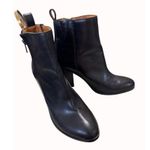 Gap women’s black leather zip heel ankle boots size 10 SKU 5237 Photo 10