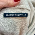 Brandy Melville Gray Cropped Hoodie Photo 2