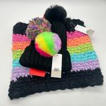 BP Nordstrom Beanie Scarf Womens Multicolor Pick-A-Pom Beanie Infinity Scarf NEW Photo 0