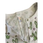 Roller Rabbit  Green Love Bunny Henley Pants Pajamas XXs Preppy Teen Photo 2