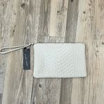 Street Level NWT  ivory braided clutch purse Photo 23