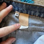 Levi's LeatheRock USA Custom Beaded Hem Jeans Blue Size 32 Photo 8