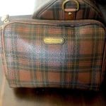 Ralph Lauren Vintage Tartan Plaid Top Zipper Clutch Makeup Toiletry Travel Bag Photo 4