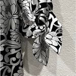 Allison Taylor Black and silver print top Photo 4