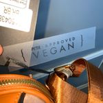 Deluxity Tan and Brown Vegan Leather Plaid Sling Crossbody Bag Bumblebee NWT Photo 7