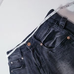 Anthropologie Pilcro & the Letterpress Women's Black High Rise Frayed Hem Jeans Photo 4