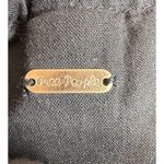 Free People NWOT Penny Beaded Pouch Bag Drawstring Black Gold Size OS Photo 3