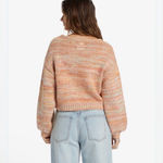 Billabong Vivid Sun Marled Cotton Crewneck Sweater Photo 1