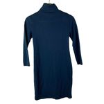 Urban Outfitters  Teal Blue Ribbed Turtleneck Long Sleeve Bodycon Mini Dress XS Photo 1