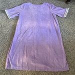 New Stan Herman Purple Zip Up Short Sleeve Robe Gown With Pockets M Size M Photo 13