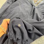 Lululemon Rain Hooded Full Zip Jacket Dark Navy Blue Size 4 Photo 3