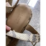 Cole Haan Shoes Womens Size 9 Snake Print Espadrille Wedge Sandals Ankle Strap Photo 2