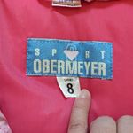 Obermeyer Vintage  Printed Pink Puffer Coat Ski Jacket Womens 8 Outerwear Winter Photo 7