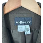 Sag Harbor Dark Olive Army Green 100% Wool Blazer Size 12 Photo 3
