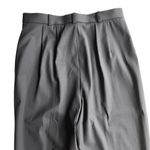 Carlisle Wool Trouser Dress Pant Navy Blue Size 6 Vintage High Waist Workwear Photo 3