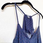 Aerie  Navy Notch V-Neck Pattern Tank Size Small Photo 2