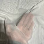 White House | Black Market Elegant White Sheer Top; Medium Women’s Photo 6