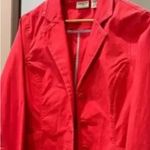 L.L. Bean Salmon Corduroy Jacket Size 12‎ Petite Pink Photo 7